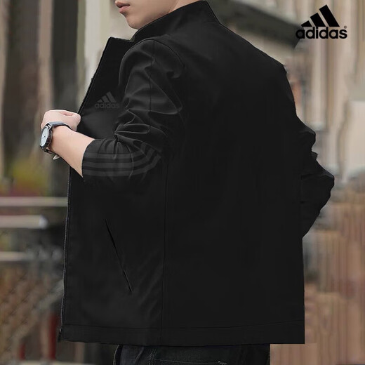 
Adidas official men's sportswear set, new summer three-stripe jacket, comfortable and casual trousers, 2-piece set, H12217+close GK9226 M[170-175cm/130-140Jin[Jin equals 0.5 kg]]