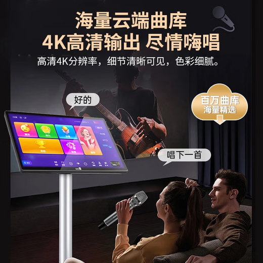 Hyundai Modernes Heimkino -Gesangsmaschine KTV Audio Set Hochleistungsverstärker Karaoke Haushalt Sang Karaoke Ausrüstung Wohnzimmer Konferenzraum Karton Lautsprecher Lautsprecher