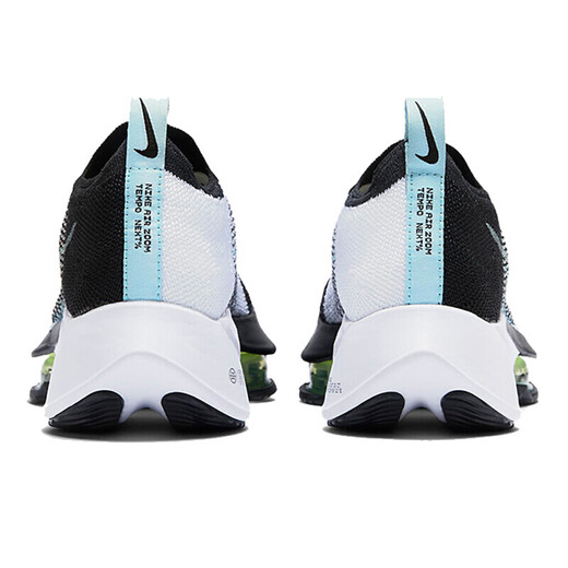 Nike (NIKE) women's shoes new Air Zoom cushioning sports lightweight breathable non-slip marathon training running shoes overseas direct mail CI9924-001 Black and blue 37.5