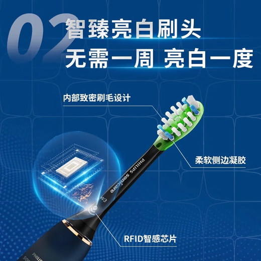 Philips Electric Toothbrush Diamond 9 Series Professional Cleaning and Tooth Care Couple Gift for Men's Birthday Gift Cherry Blossom Pink