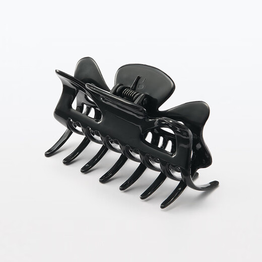MUJI hairpins, hair accessories, headgear, shark clip, back of head clip, OFA65C4S black