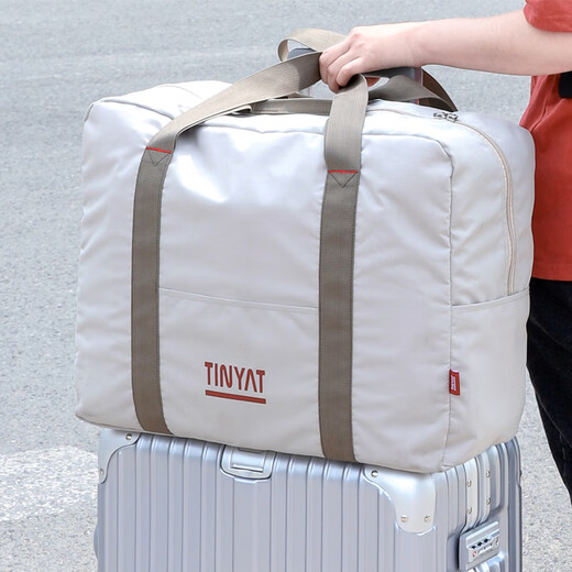 Mikato Trolley -Tasche Hanging Bag Handheld Reisetasche Frauen große Kapazität Aufbewahrungstasche Klappern leichter Trolley -Tasche Reisetasche verbessertes Version Schwarz Medium