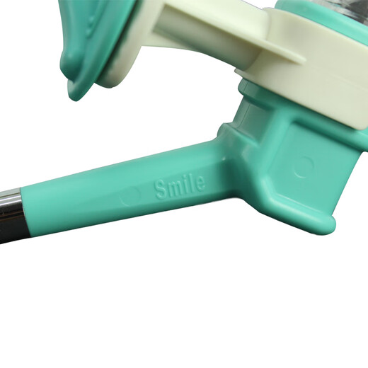 Dogstory Heqi Dog Drinking Fountain Hanging Kettle Pet Cats and Dogs Automatic Feeding and Drinking Fountain Head Teddy Small Dog Non-wet Mouth Bamboo Wood Stand with Pink Kettle 330ml