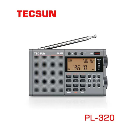 Tecsun PL-320 digital demodulation multi-band radio global band standard DSP lithium battery rechargeable timer switch standard