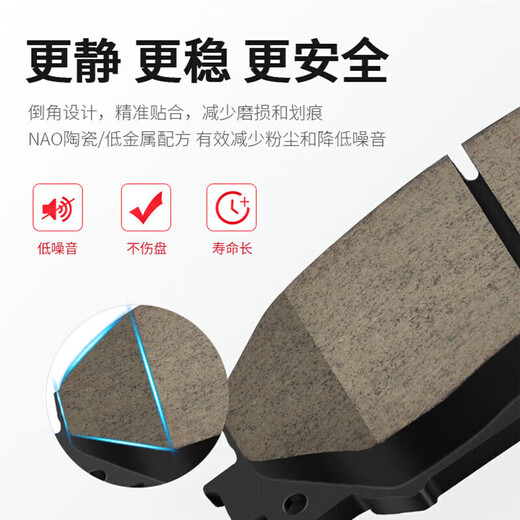 Ferodo ceramic brake front plate is suitable for Mercedes-Benz C series/Benz E series/Benz GLA series FDB4870-D