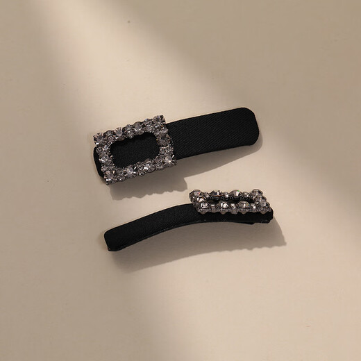 Chimera (CHIMERA) 2-piece set French light luxury broken hair bangs clip age-reducing BB clip side clip one-word clip hair accessories girl birthday gift