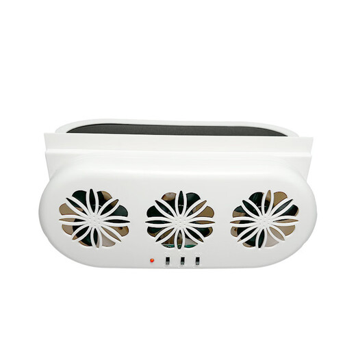 Shoufu Solar Vehicle Échappement Ventilateur de voiture Nouveau ventilateur de voiture USB Été refroidisseur de fraîcheur Air Solaire + USB Black 9920a