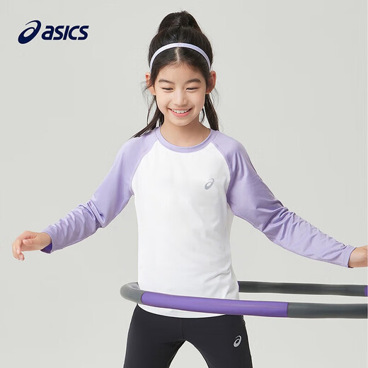 ASICS Children's Clothing 2024 Autumn Boys and Girls Sports and Leisure Quick-Drying and Versatile Knitted T-Shirt 333241003058