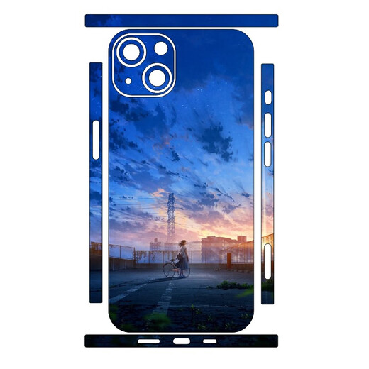 Versorgung geschredderte iPhone12 -Rahmenfilm Full Body Sticker Apple 13promax Back Shell Back Film Customized Cartoon Color Change Film 13798 iPhone13Mini