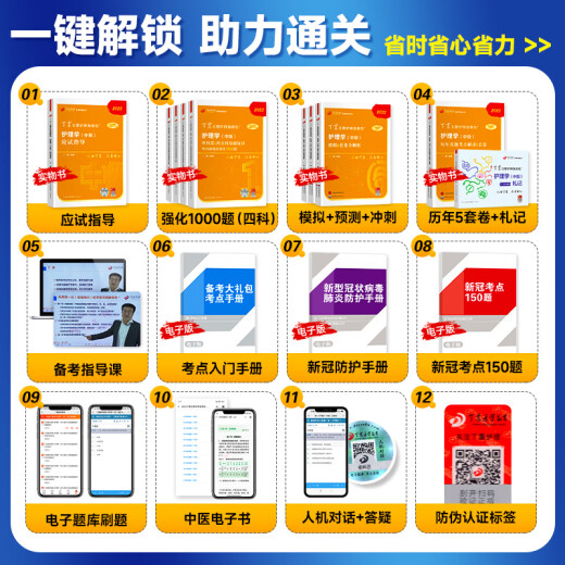 Jd.com обеспечивает место! 2025 Ding Zhen's Nurse's Mertryate Mursing Mersemed-посредник. Одиночный предмет 1000 вопросов в реальных вопросах предыдущих лет 654 документы с вопросом Bank Sprint Sprint Первошлаковая оригинальная военная версия в области здравоохранения 2024 года 2024 г. Руководство медсестры супервайзера [сестринское дело] + Одиночный предмет + чистка вопросов + в прошлые годы + заметки (1