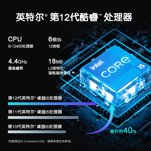 戴尔（DELL）成就Vostro 3890升级3910商用办公财务家用游戏台式机设计制图台式机电脑主机全套 i5-12400/23.8英寸显示器 16G/512G固态+1T/2G独显/定制