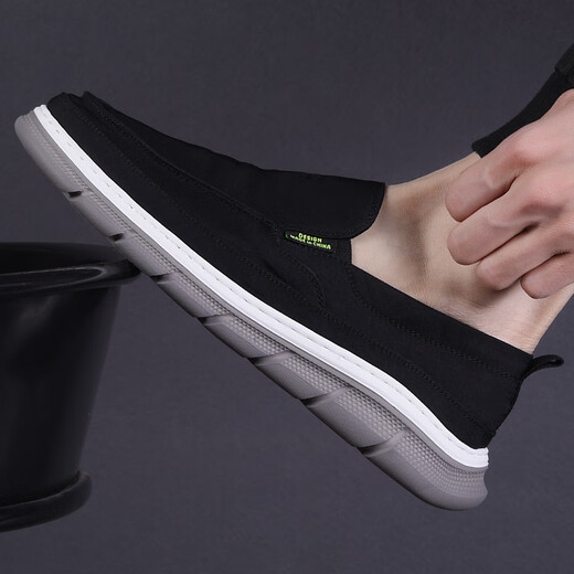 HKDF Zapatos de tela de marca HKDF Menores para hombres Summer Summer Sailable Seda de secado, secado rápido.