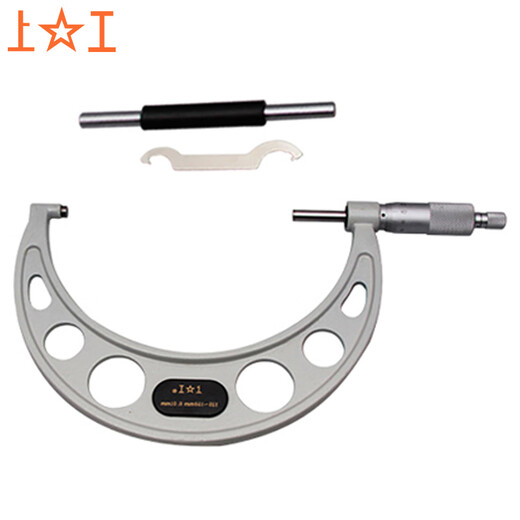 Shanggong outer diameter micrometer centicali micrometer mechanical micrometer 100-125mm graduation value 0.01 KQ300125102