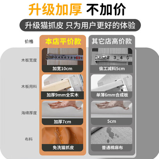 祺义【免费入户】沙发床一体两用出租房多功能储物可伸缩沙发床 【0.82m储物款】7cm海绵