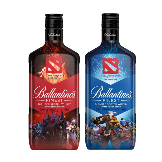 百龄坛（Ballantine`s）苏格兰调和型威士忌 700ml 1瓶 DOTA2刀塔联名限定款 
