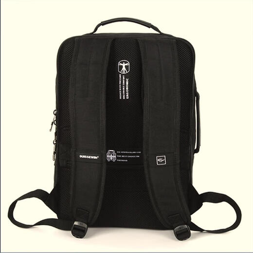 UHFR Schweizer Armee Messer Geschäftsreisen Multifunktionaler Trend mehrkompartiments Rucksack SN9758 Schwarz
