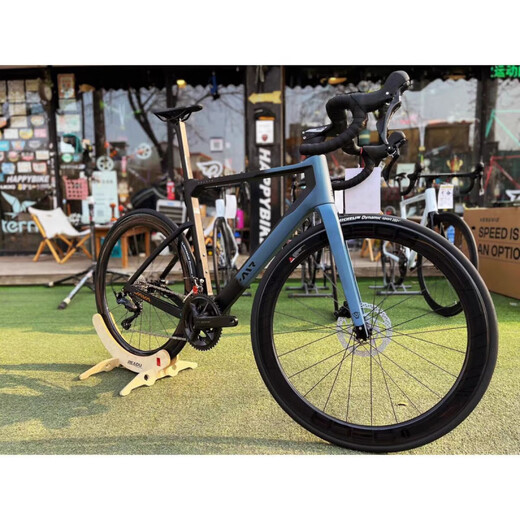 Java Road Bike Volata Huile Frein d'huile 24 vitesses Electric Carbone Fibre Adulte Men and Women Competition Bicycle Internet célébrité Champagne Black (7170 Set en aluminium Wheel) S-48 Taille (hauteur 168-175 cm)