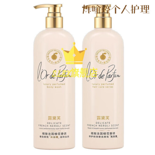 Ludevo [Premium Selection] Shampoo Conditioner Set French Luxury Fragrance Shampoo New Year Sage Anti-dandruff Shampoo 690ml