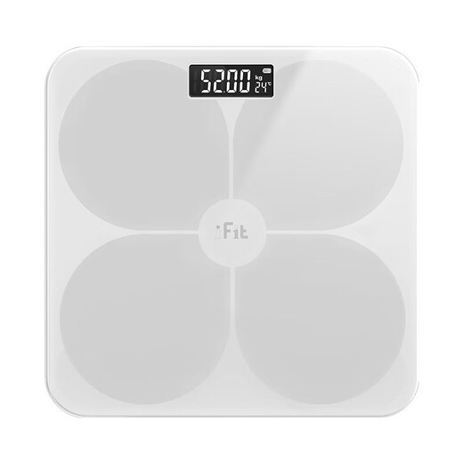 iFit weight scale household electronic scale small durable accurate human body weighing accurate weight scale weight scale - white [battery type]