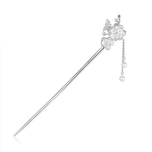 Ginqianhui ancient style plum blossom hairpin for women, tassel hairpin, Chinese style, high-end, Valentine's Day birthday gift for girlfriend, new Chinese style butterfly dancing plum blossom hairpin + seven warehouse delivery/next day delivery, 1 piece set