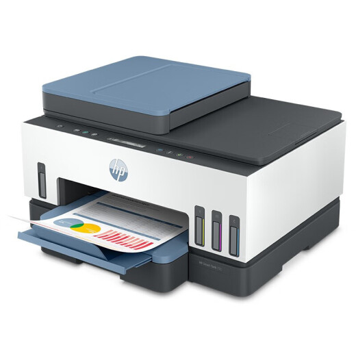 HP (HP) Tank755 Tank725 continuous color inkjet printer for home ink bin home office three-in-one print copy scan tank tank755 (three-in-one/automatic double-sided/paper feeder/wireless) standard configuration