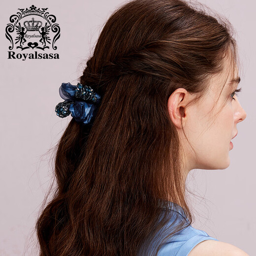 Royal sasa royal salsa hair accessories hair band beaded head flower handmade head jewelry hair rope coil hair head rope large intestine circle