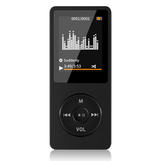 Pinyi MP3 Bluetooth Sports Music Player Mini Walkman Student 1.8-inch Screen Pin card mp4 Black 32G Card Bluetooth Host + Bluetooth Headset