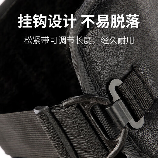 Bovonik knee pads, motorcycle knee pads, winter cold protection, thickened knee pads, battery car protective gear, leg pads, knee pads, short black