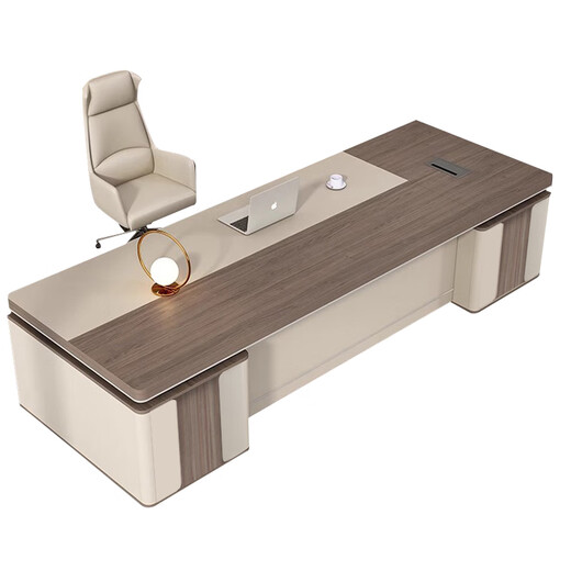 Lanran desk simple modern boss desk manager desk supervisor desk executive desk 1.8 meters boss desk does not include deputy cabinet