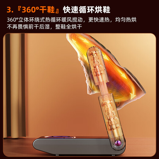 Xiaomi Crispy Rice Shoe Dryer Household Shoe Dryer Fully Automatic Wet and Dry Deodorization Sterilization Shoe Dryer Winter Shoe Baking Artifact 2025 New Upgrade Milk White (Place Two Pairs of Shoes)