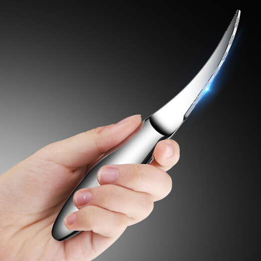 CM LIVE shrimp line knife, shrimp back knife, household stainless steel shrimp line picker, crayfish intestine cutter, fish belly knife, shrimp peeler, shrimp line cutter, shrimp knife peeling tool, Berlin classic all-steel shrimp line knife 17cm