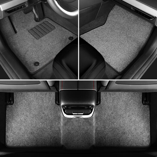 Lazy Wolf Porsche Cayenne Panamera McLaren Macan Maca 718 Spezialauto-Fußpolster Original Fünfsitzer Fußpad-Platinum 12 mm dicker Porsche Cayenne