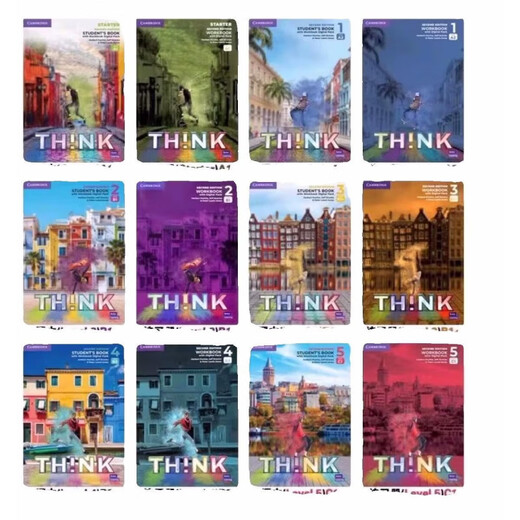 The second edition of think textbook Cambridge Middle School English Think S-5 new edition Think student book Level 1 A2 textbook + exercise book