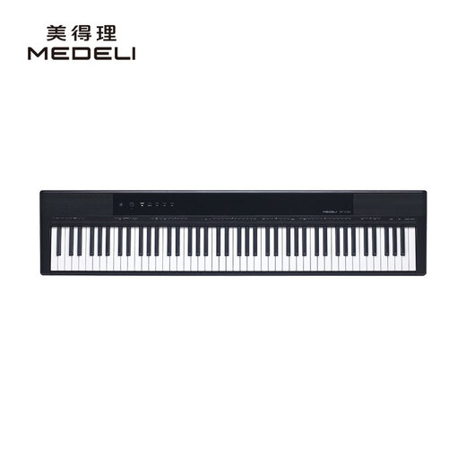 Medeli Electric Piano SP-C120 schweres Hammergefühl 88 Schritt-für-Schritt-Tastatur Tragbarer schwerer Hammer Elektronisch Piano SP-C120 Textur Schwarz + Kopfhörer Klavierbank Geschenktasche