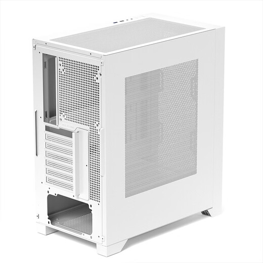 Aigo YOGO T21 white computer desktop main box multi-mesh cooling (ATX motherboard/360 water cooling/high compatibility/8 fan positions)