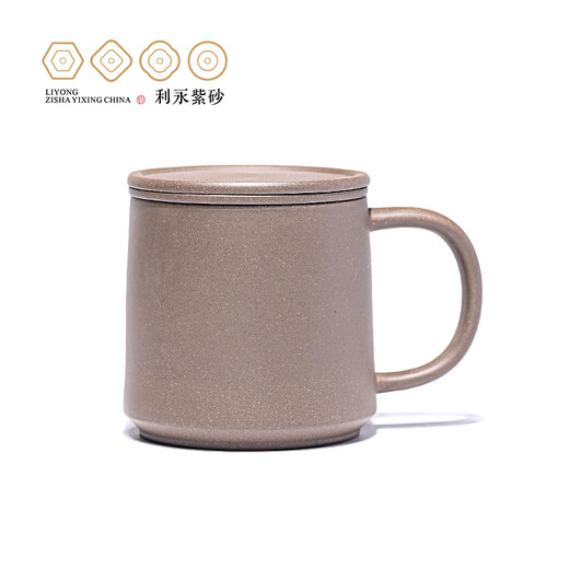 Centenary Liyong Yixing pure handmade purple sand cover cup raw ore Qingduan Xinchao compartment Mid-Autumn tea brewing water set filter and separate inner tank Xinchao compartment cup-Qingduan