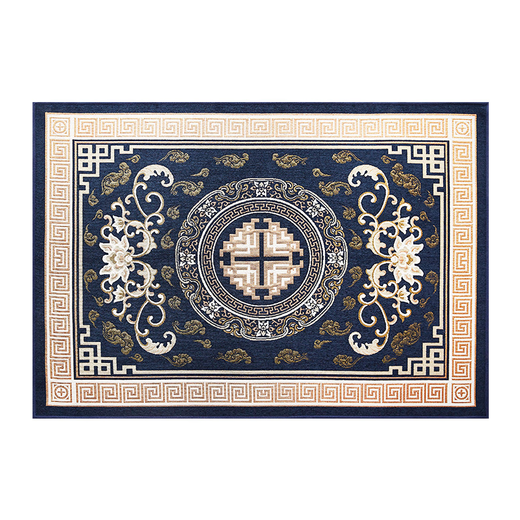 Qiqi Chinese-style floor mats household red carpet door mats with blessing character entrance mats door entry door mats door mats and foot mats Xiangyun Ruicai-Red 160*230cm