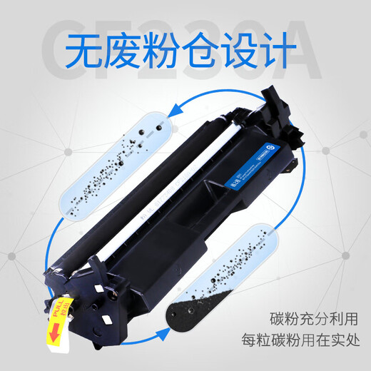 Cartucho de tóner CF230A de Gezhige con capacidad ultra grande adecuada para cartucho de tóner HP M227FDW M227FDN M227SDN M203DW M203DN Cartucho de tinta 230A con chip 2 paquete
