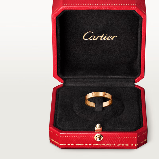 Cartier (Cartier) rings for men and women, same style LOVE wedding ring, couple ring, Valentine's Day gift for lover, girlfriend, wife B4085200 18K rose gold 3.6mm 54