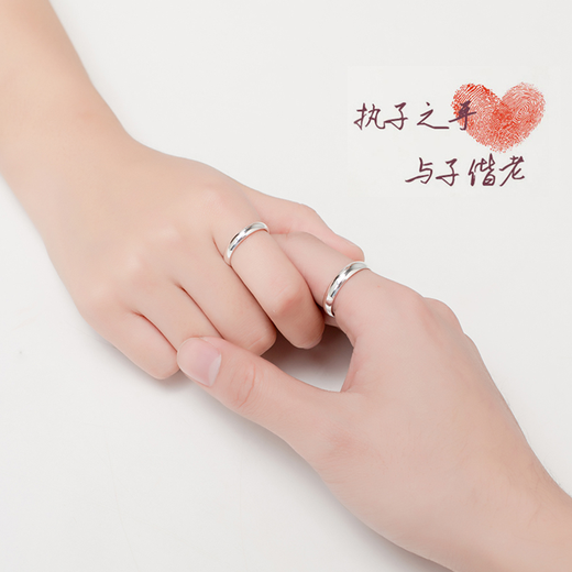 PT950 Platinum Pair of Platinum Rings for Couples, Gifts for Girlfriends, Couples Pair of Rings, Free Engraving