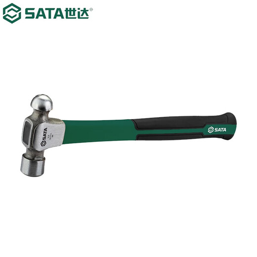 SATA tools fiberglass handle round peen hammer hand hammer iron hammer woodworking 92301 fiberglass handle round peen hammer 0.5 pounds