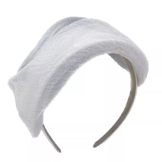 Bai Shilin high-end French fashion women's half-hat headband for women breathable white hair cover artifact going out women's high-end headband headwear black