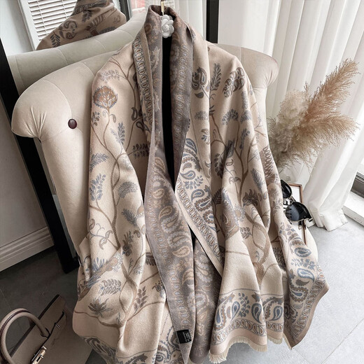 Yu Zhaolin scarf for women in winter shawl, dual-purpose spring and autumn gifts for mothers, warm scarves for elders, air-conditioned room