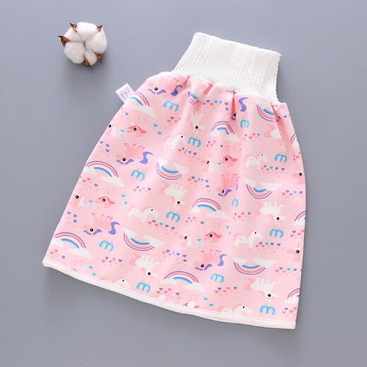 Phelladuo Baby Harnrock wasserdichte Leckage-Sicht-Windeln Training Hosen Baby Kinder Nacht Urinartifakt Baumwolle können Windeln Taschen mit hoher Taille-Windel-Unterwasser-Welt m (0-4 Jahre alt) waschen