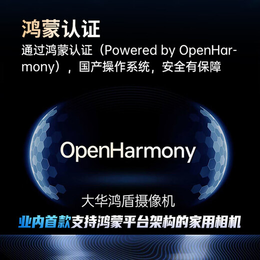 
Dahua Dahua Hongdun dual camera 8 million camera AI surveillance wireless wifi high-definition full color night vision 360 degree panoramic Hongmeng security certification DH-P8A-E2IL-HMOS