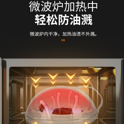 ZOZX Cubierta alemana para horno de microondas, cubierta a prueba de salpicaduras, cubierta a prueba de aceite resistente a altas temperaturas, cubierta para platos calientes, cubierta para artefactos, cubierta para horno de microondas, cubierta calefactora, versión mediana engrosada mejorada 23*9.5