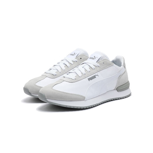 彪马（PUMA）【复古跑鞋】轻便薄底T头鞋男女运动休闲鞋R78 392901 白-灰色-烟灰色-14 42