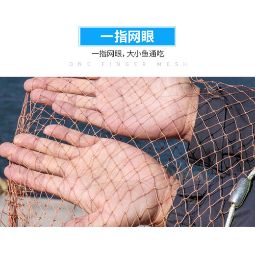 Rbirdsfly hand-throwing net hand-throwing net wheel table line strong and durable weighted net falls into the water quickly fishing net 3.0 meters comes with practical accessories RBF221