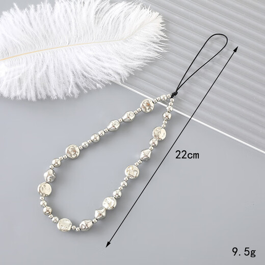 Neue Mobiltelefonkette Mobiltelefon Lanyard Perle Bogen Perlen Hanging Chain Accessoires Mobilfunkkoffer Schlüsselbund Anhänger K3271 Fünf-Punkte-Stern-Mobilfunk-Mobilfunk-Mobilfunkkette