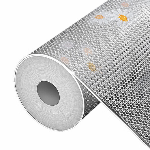 Kitchen drawer mat paper, bacteria-proof, wardrobe cabinet, moisture-proof, oil-proof, mildew-proof, thickened cabinet, shoe cabinet, waterproof mat, non-slip, Daisy 2 meters long * 30 cm wide, no odor/non-slip, no edge warping